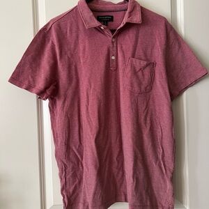 Banana Republic Men's Polo in Heathered Mauve